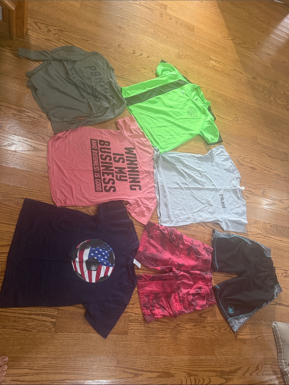 Bundle Tony Hawk Neon Green and Dark Gray Kids Short-Sleeve Tee